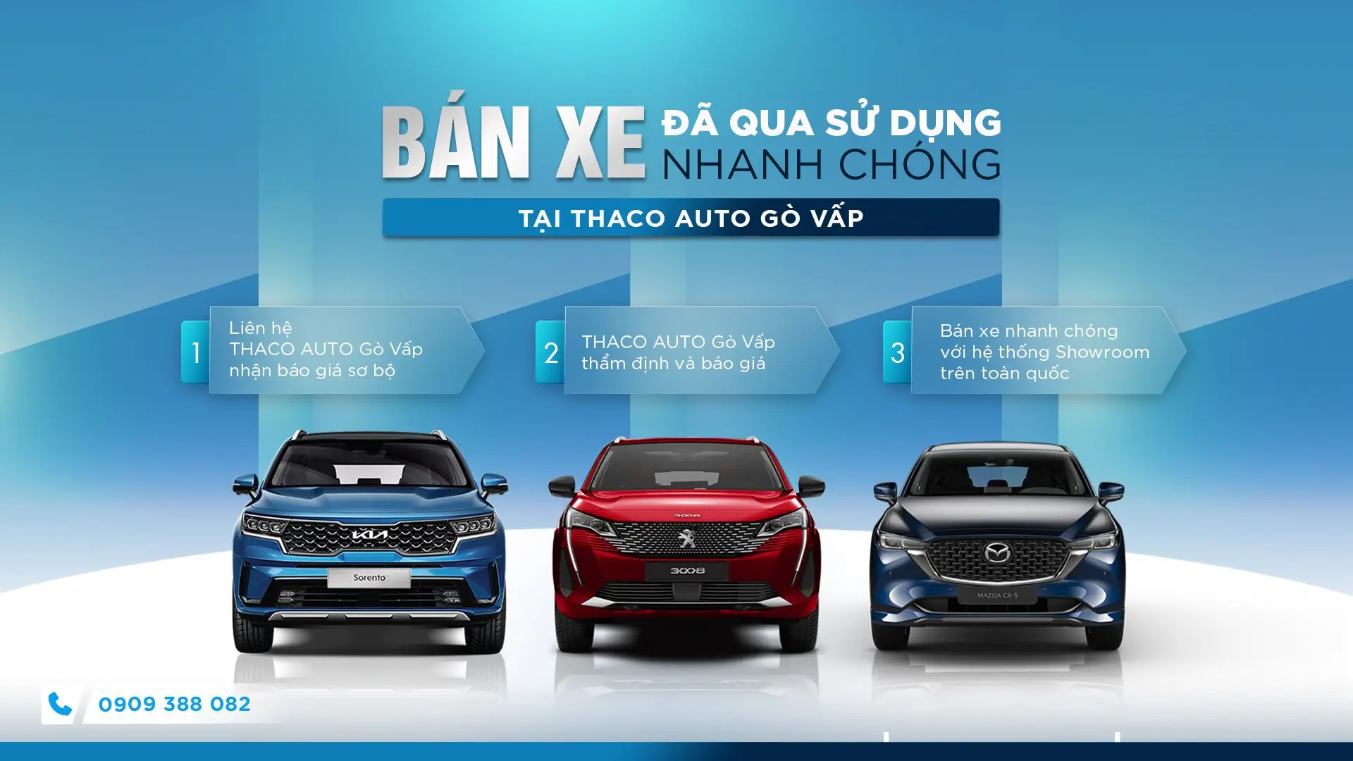 Bán xe đã qua sử dụng nhanh chóng tại THACO AUTO Gò Vấp